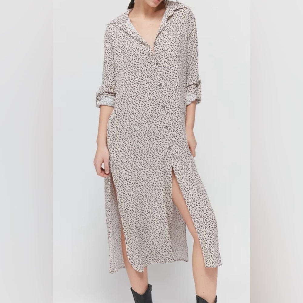 Dress Forum Animal Print Midi T-shirt Dress